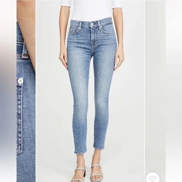 7 For All Mankind Denim - 7 For All Mankind b(air) The Ankle Skinny Jeans 27